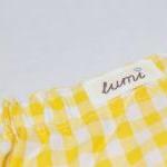 Lumi Girls Yellow Gingham Skirt