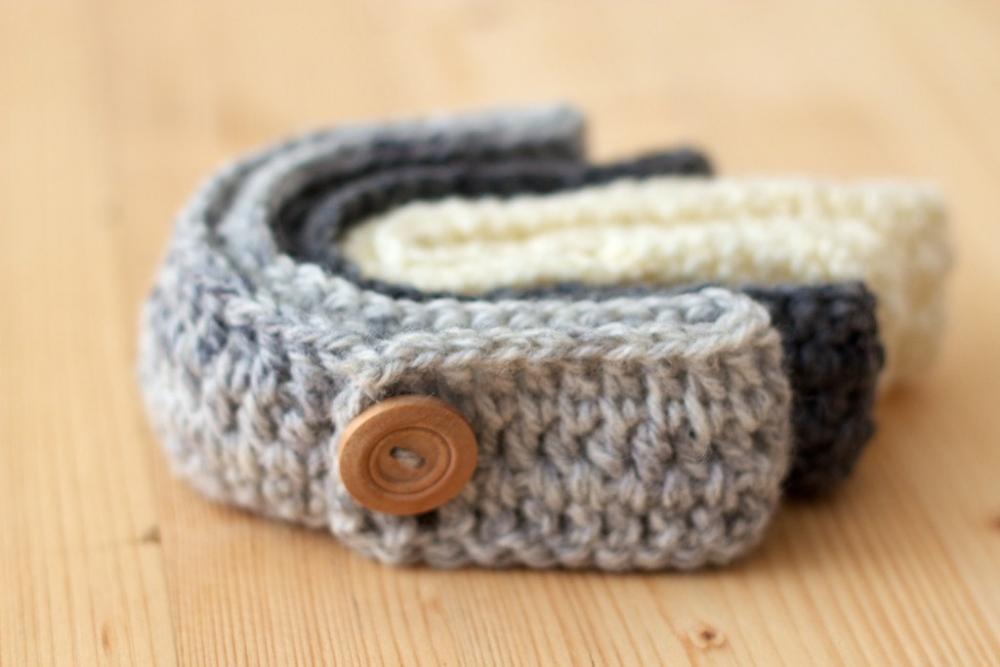 Girls Crochet Headband - For Babies Or Girls In Cream